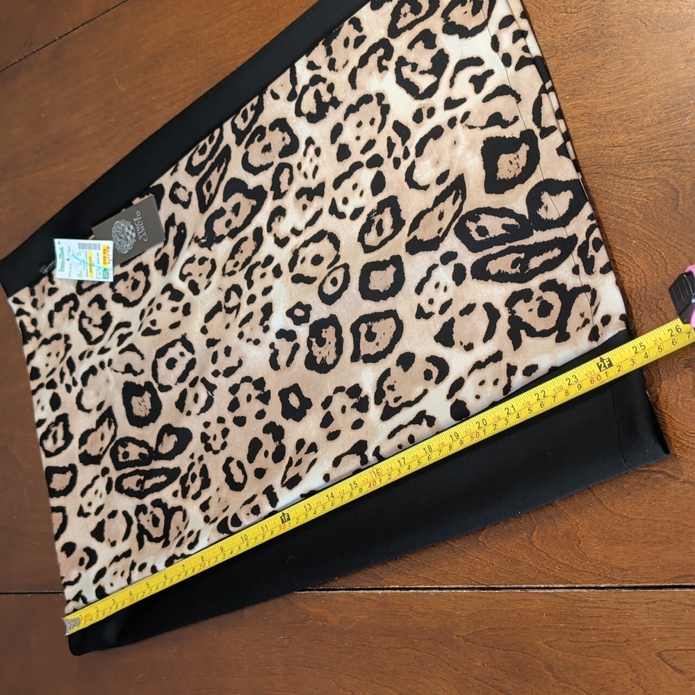 Vince Camuto Animal Print Pencil Skirt Size Medium - Picture 4 of 13